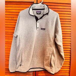 Patagonia Heather Gray Snap-T Fleece